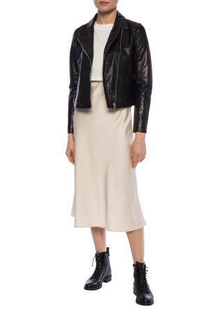 ‘vela’ leather jacket, zdjęcie 2 ‘vela’ leather jacket od AllSaints